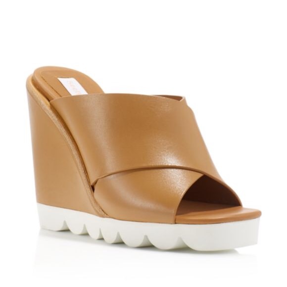 wedges mules high heels